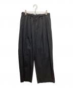 MARKAWAREマーカウェア）の古着「TRIPLE PLEATED EASY TROUSERS」｜ブラック
