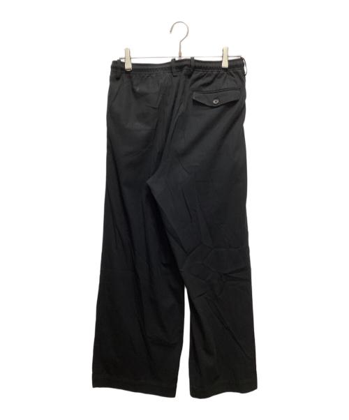 MARKAWARE（マーカウェア）MARKAWARE (マーカウェア) TRIPLE PLEATED EASY TROUSERS ブラック サイズ:２の古着・服飾アイテム