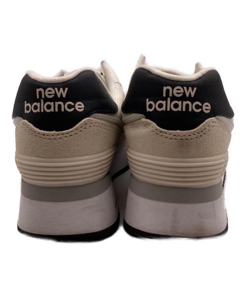 NEW BALANCE（ニューバランス）NEW BALANCE (ニューバランス) ローカットスニーカー アイボリー サイズ:25cmの古着・服飾アイテム