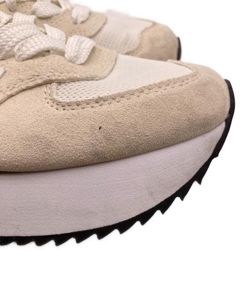NEW BALANCE（ニューバランス）NEW BALANCE (ニューバランス) ローカットスニーカー アイボリー サイズ:25cmの古着・服飾アイテム