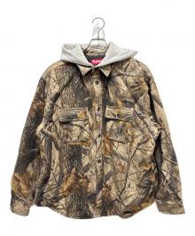 SUPREME（シュプリーム）の古着「Quilted Lined Hooded Flannel Shirt」｜ブラウン