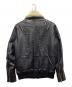 DIESEL (ディーゼル) ボア襟ライダースジャケット ブラック サイズ:M：15000円