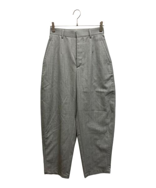 LOEFF（ロエフ）LOEFF (ロエフ) ウールギャバボンタンパンツ グレーの古着・服飾アイテム