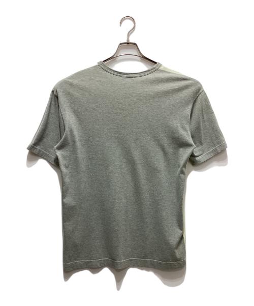 COMME des GARCONS HOMME（コムデギャルソン オム）COMME des GARCONS HOMME (コムデギャルソン オム) バイカラーロゴTシャツ グレー サイズ:FREEの古着・服飾アイテム