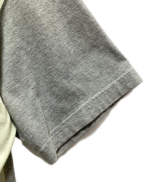 COMME des GARCONS HOMME（コムデギャルソン オム）COMME des GARCONS HOMME (コムデギャルソン オム) バイカラーロゴTシャツ グレー サイズ:FREEの古着・服飾アイテム