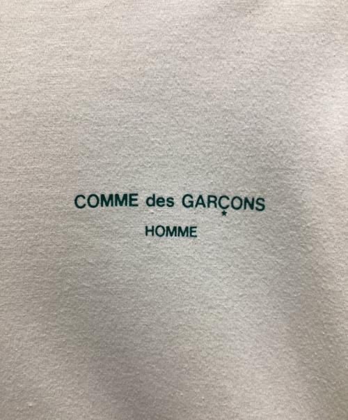 COMME des GARCONS HOMME（コムデギャルソン オム）COMME des GARCONS HOMME (コムデギャルソン オム) バイカラーロゴTシャツ グレー サイズ:FREEの古着・服飾アイテム