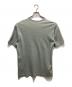 COMME des GARCONS HOMME (コムデギャルソン オム) バイカラーロゴTシャツ グレー サイズ:FREE：12000円