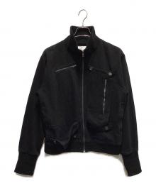 FLOW AUTHOR RATION（フロー オウサー レイション）の古着「Convertible Pocket Denim Jacket」｜ブラック