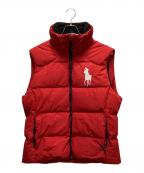 POLO RALPH LAURENポロ・ラルフローレン）の古着「ダウンベスト」｜レッド