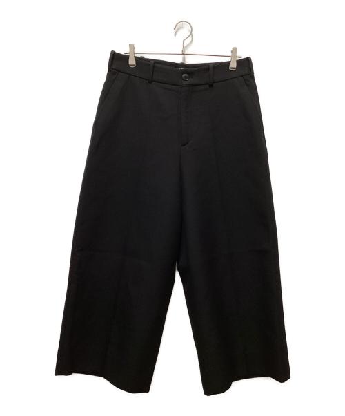 VALENTINO（ヴァレンティノ）VALENTINO (ヴァレンティノ) コンパクトセミオーバートラウザーズ ブラック サイズ:50の古着・服飾アイテム