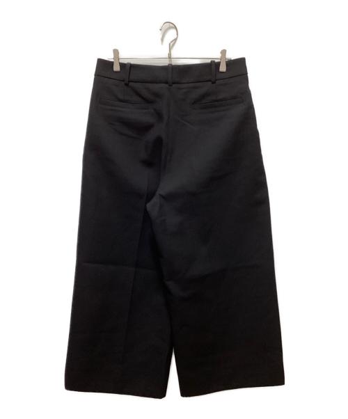 VALENTINO（ヴァレンティノ）VALENTINO (ヴァレンティノ) コンパクトセミオーバートラウザーズ ブラック サイズ:50の古着・服飾アイテム