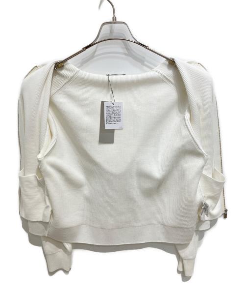 theory luxe（セオリーリュクス）theory luxe (セオリーリュクス) Fulton Keely Cardigan ホワイト サイズ:38の古着・服飾アイテム