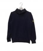 STONE ISLANDストーンアイランド）の古着「ショールカラーニット」｜ネイビー