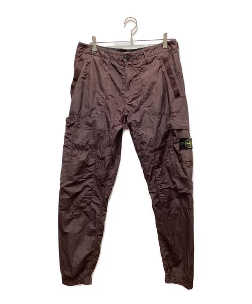 STONE ISLAND（ストーンアイランド）STONE ISLAND (ストーンアイランド) ナイロンメタルカーゴパンツ ボルドー サイズ:３３の古着・服飾アイテム