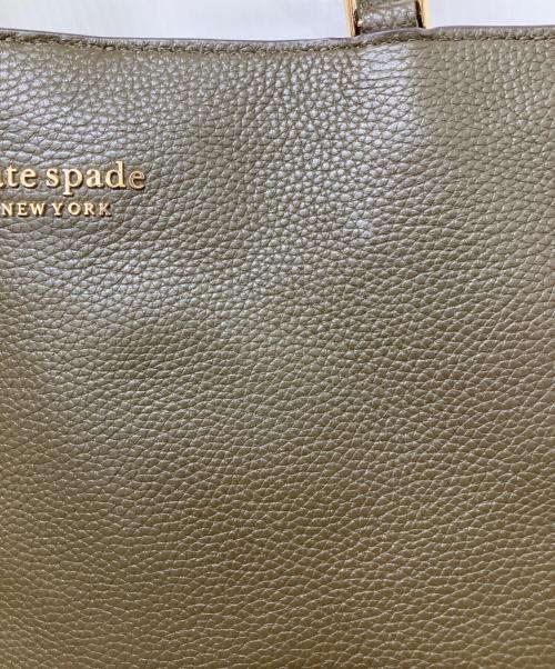 Kate Spade（ケイトスペード）Kate Spade (ケイトスペード) カーライル ラージ トート グリーンの古着・服飾アイテム