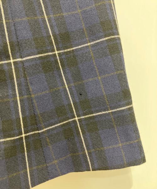 Vivienne Westwood RED LABEL（ヴィヴィアンウエストウッドレッドレーベル）Vivienne Westwood RED LABEL (ヴィヴィアンウエストウッドレッドレーベル) チェックテーラードジャケット ネイビー サイズ:3の古着・服飾アイテム