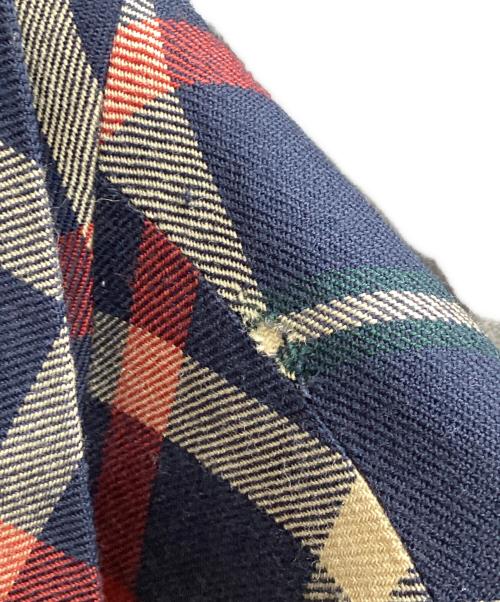 Vivienne Westwood RED LABEL（ヴィヴィアンウエストウッドレッドレーベル）Vivienne Westwood RED LABEL (ヴィヴィアンウエストウッドレッドレーベル) チェック柄ライダースジャケット ネイビー×レッド サイズ:2の古着・服飾アイテム