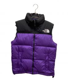 THE NORTH FACE（ザ ノース フェイス）の古着「Nuptse Vest」｜パープル×ブラック