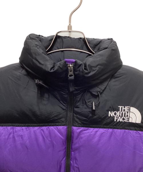 THE NORTH FACE（ザ ノース フェイス）THE NORTH FACE (ザ ノース フェイス) Nuptse Vest パープル×ブラック サイズ:Lの古着・服飾アイテム