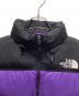 中古・古着 THE NORTH FACE (ザ ノース フェイス) Nuptse Vest パープル×ブラック サイズ:L：15000円