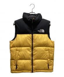 THE NORTH FACE（ザ ノース フェイス）の古着「ダウンベスト」｜イエロー×ブラック