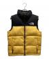 THE NORTH FACE（ザ ノース フェイス）の古着「ダウンベスト」｜イエロー×ブラック