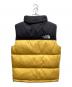THE NORTH FACE (ザ ノース フェイス) ダウンベスト イエロー×ブラック サイズ:M：14000円