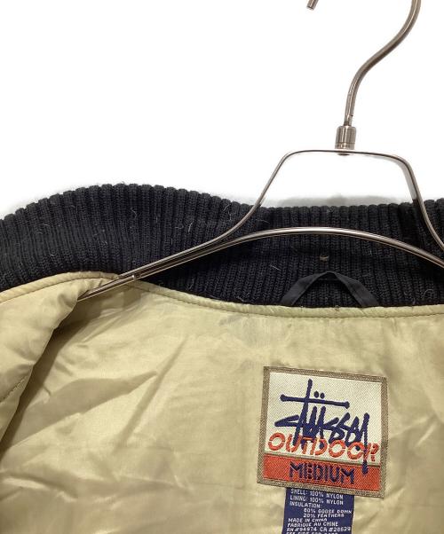 stussy OUTDOOR（ステューシーアウトドア）stussy OUTDOOR (ステューシーアウトドア) 90‘sダウンジャケット ネイビー サイズ:Mの古着・服飾アイテム