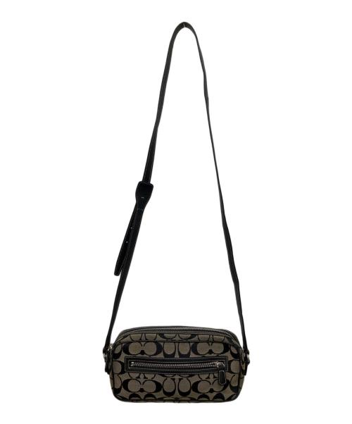 COACH（コーチ）COACH (コーチ) シグネチャーショルダーバッグ ブラックの古着・服飾アイテム
