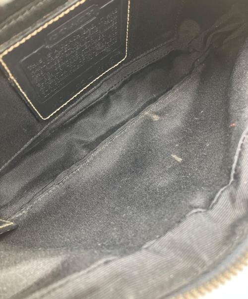 COACH（コーチ）COACH (コーチ) シグネチャーショルダーバッグ ブラックの古着・服飾アイテム