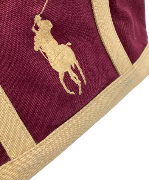 RALPH LAUREN（ラルフローレン）RALPH LAUREN (ラルフローレン) トートバッグ レッドの古着・服飾アイテム