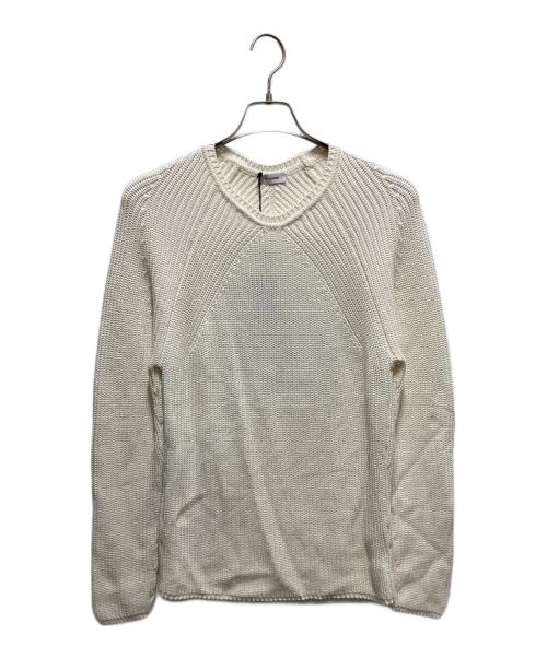 JIL SANDER（ジルサンダー）JIL SANDER (ジルサンダー) コットンニット ホワイト サイズ:46の古着・服飾アイテム