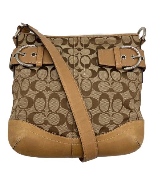 COACH（コーチ）COACH (コーチ) ショルダーバッグ ベージュの古着・服飾アイテム