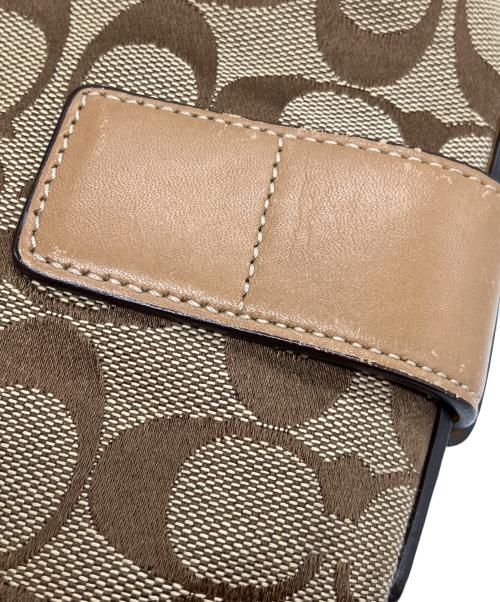 COACH（コーチ）COACH (コーチ) ショルダーバッグ ベージュの古着・服飾アイテム