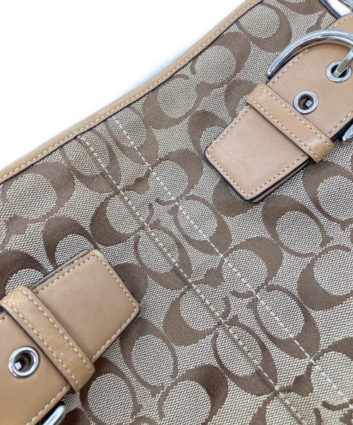 COACH（コーチ）COACH (コーチ) ショルダーバッグ ベージュの古着・服飾アイテム