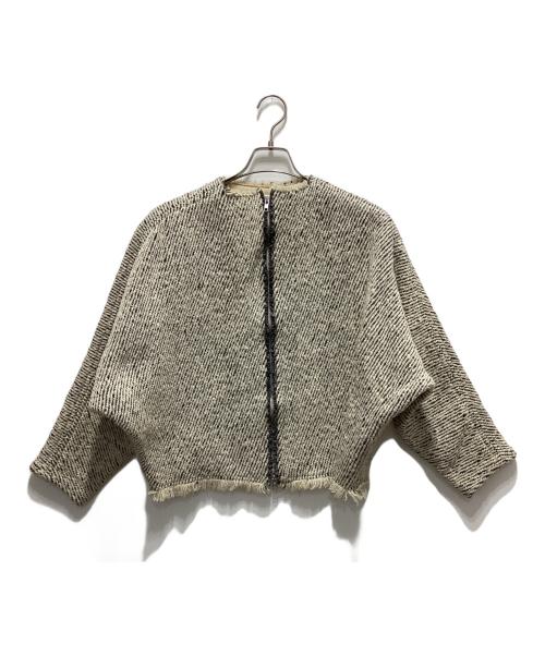 Y's（ワイズ）Y's (ワイズ) ウールジップジャケット グレー サイズ:3の古着・服飾アイテム