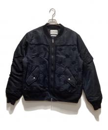 NOMA t.d.（ノーマティーディー）の古着「BANDANA HAND EMBROIDERY FLIGHT JACKET」｜ブラック