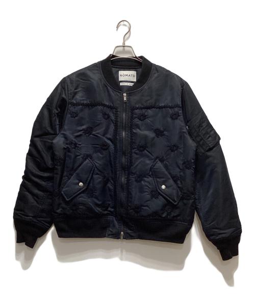 NOMA t.d.（ノーマティーディー）NOMA t.d. (ノーマティーディー) BANDANA HAND EMBROIDERY FLIGHT JACKET ブラック サイズ:3の古着・服飾アイテム