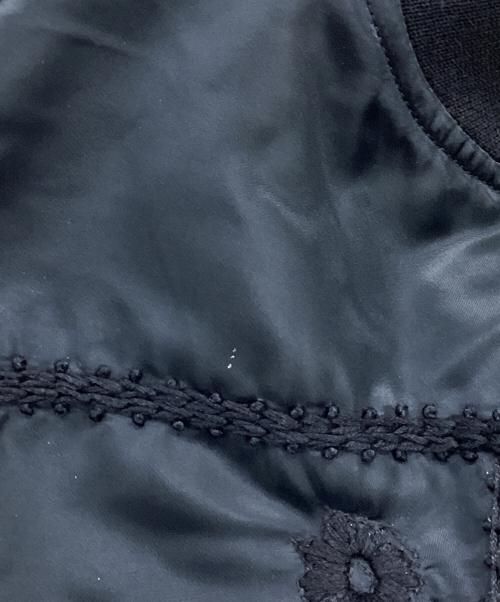 NOMA t.d.（ノーマティーディー）NOMA t.d. (ノーマティーディー) BANDANA HAND EMBROIDERY FLIGHT JACKET ブラック サイズ:3の古着・服飾アイテム