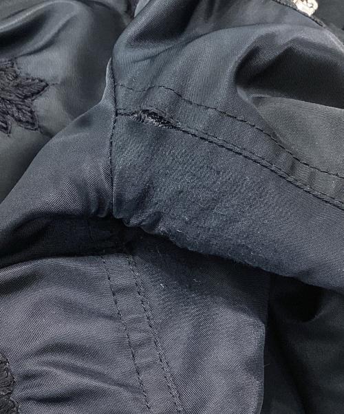 NOMA t.d.（ノーマティーディー）NOMA t.d. (ノーマティーディー) BANDANA HAND EMBROIDERY FLIGHT JACKET ブラック サイズ:3の古着・服飾アイテム
