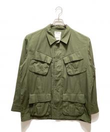 YAECA LIKE WEAR（ヤエカライクウェア）の古着「Jungle Fatigue Jacket」｜グリーン