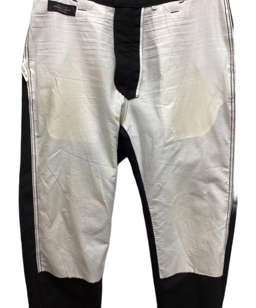 UNUSED（アンユーズド）UNUSED (アンユーズド) ウールサージ ジップパンツ ブラック サイズ:下記参照の古着・服飾アイテム