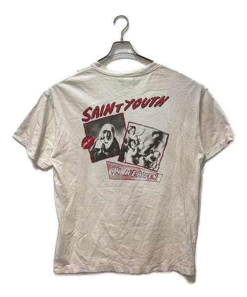 SAINT MICHAEL（セントマイケル）SAINT MICHAEL (セントマイケル) SS TEE / IN HEAVEN / WHITE ホワイト サイズ:ＸＬの古着・服飾アイテム