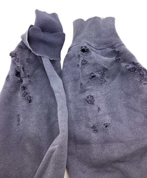 SAINT MICHAEL（セントマイケル）SAINT MICHAEL (セントマイケル) SKULL USED CREW NECK SWEAT ネイビー サイズ:XLの古着・服飾アイテム