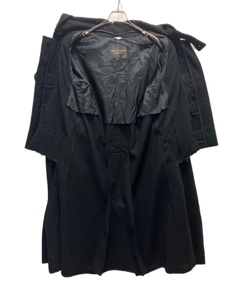 COMME des GARCONS HOMME PLUS（コムデギャルソンオムプリュス）COMME des GARCONS HOMME PLUS (コムデギャルソンオムプリュス) ウールダッフルコート ブラック サイズ:Sの古着・服飾アイテム