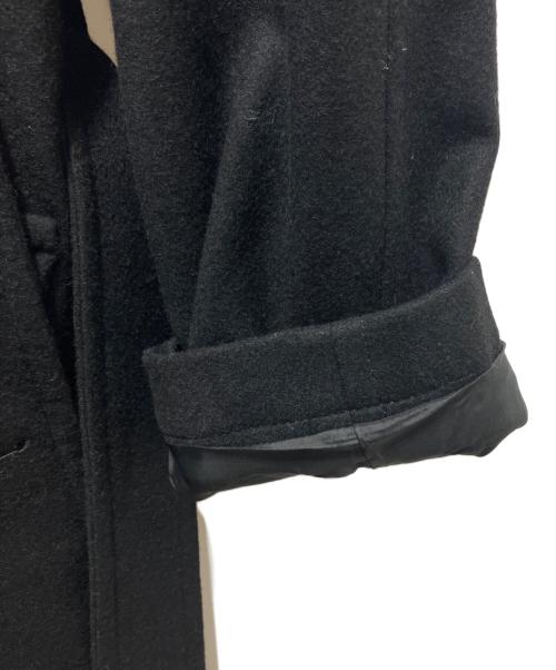 COMME des GARCONS HOMME PLUS（コムデギャルソンオムプリュス）COMME des GARCONS HOMME PLUS (コムデギャルソンオムプリュス) ウールダッフルコート ブラック サイズ:Sの古着・服飾アイテム