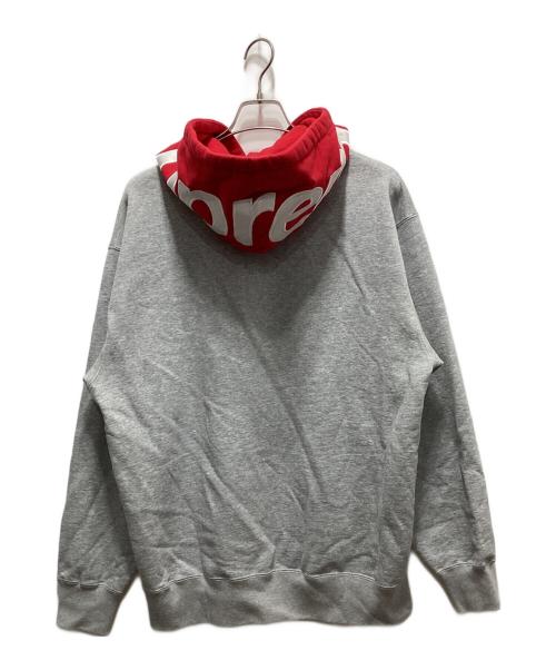 SUPREME（シュプリーム）SUPREME (シュプリーム) CONTRAST HOODED SWEATSHIRT グレー サイズ:Lの古着・服飾アイテム