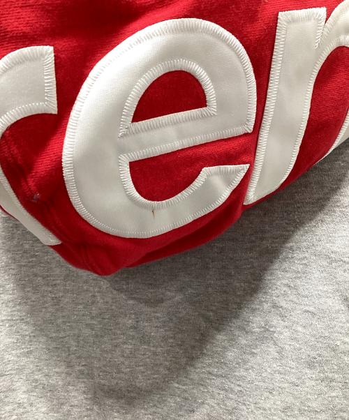 SUPREME（シュプリーム）SUPREME (シュプリーム) CONTRAST HOODED SWEATSHIRT グレー サイズ:Lの古着・服飾アイテム