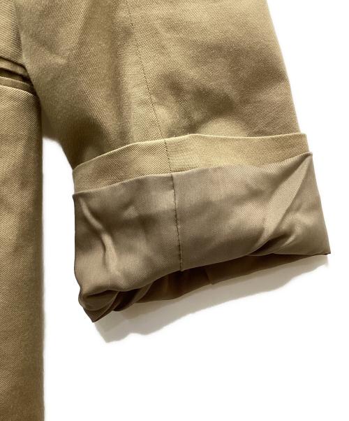 AURALEE（オーラリー）AURALEE (オーラリー) SUPER FINE WOOL COTTON TWILL SHAWL COLLAR JACKET ブラウン サイズ:4の古着・服飾アイテム