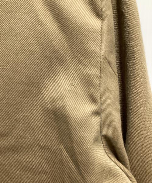 AURALEE（オーラリー）AURALEE (オーラリー) SUPER FINE WOOL COTTON TWILL SHAWL COLLAR JACKET ブラウン サイズ:4の古着・服飾アイテム